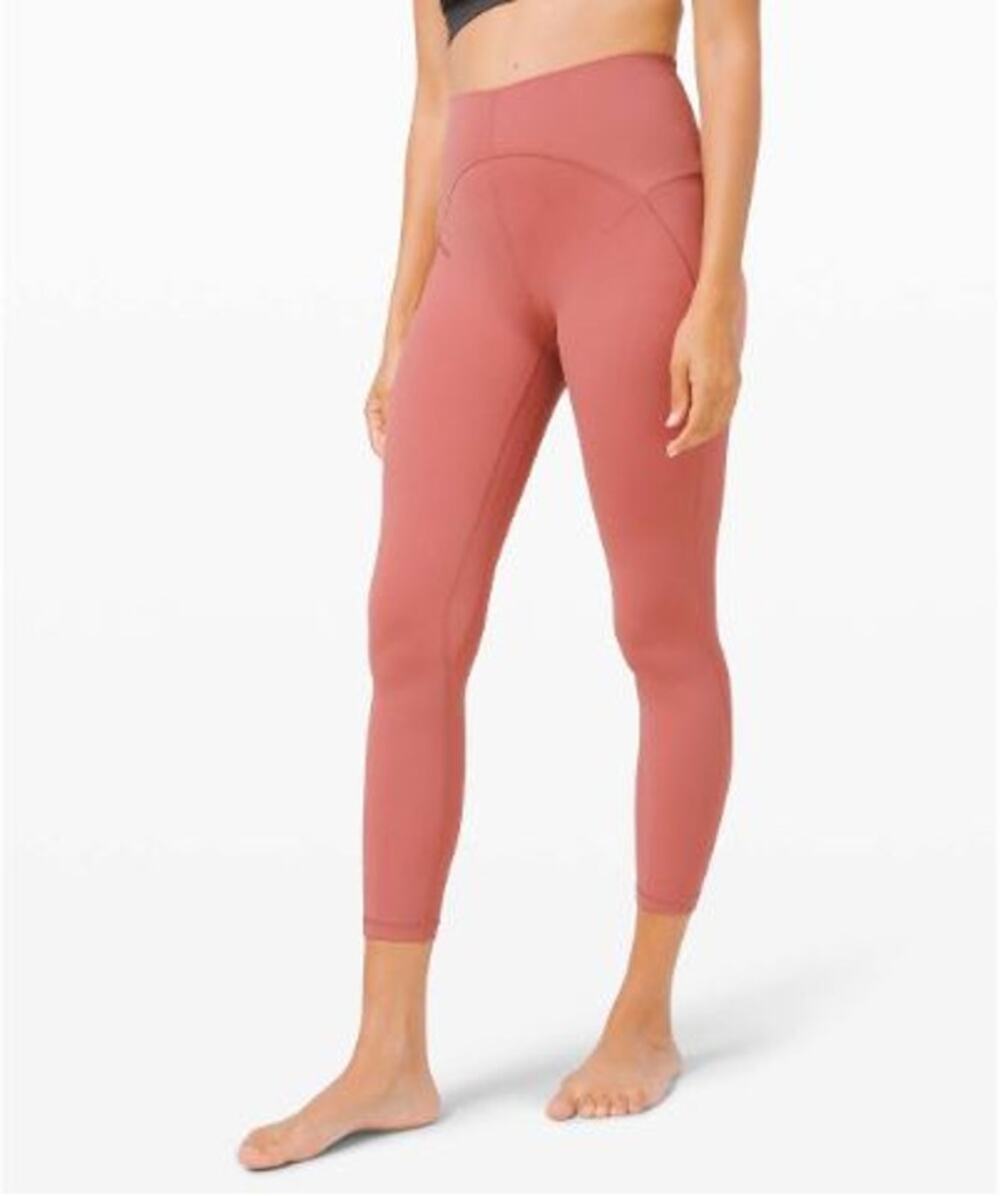 Lululemon Unlimit High Rise Leggings 25" Brier Rose size 2